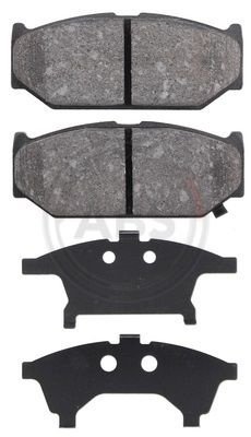 Set placute frana,frana disc punte fata (37919 ABS) SUZUKI