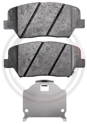 Set placute frana,frana disc punte fata (37951 ABS) HYUNDAI,KIA