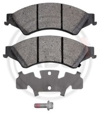 Set placute frana,frana disc punte fata (37973 ABS) FORD