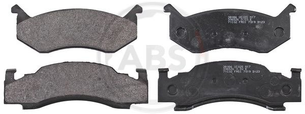 Set placute frana,frana disc punte fata (38086 ABS) DODGE