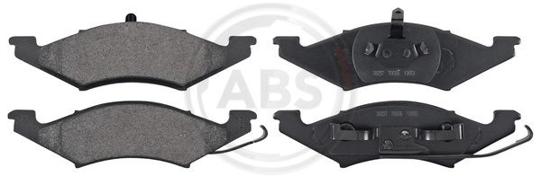 Set placute frana,frana disc punte fata (38257 ABS) MERCURY