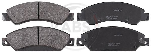 Set placute frana,frana disc punte fata (38429 ABS) CADILLAC,CHEVROLET