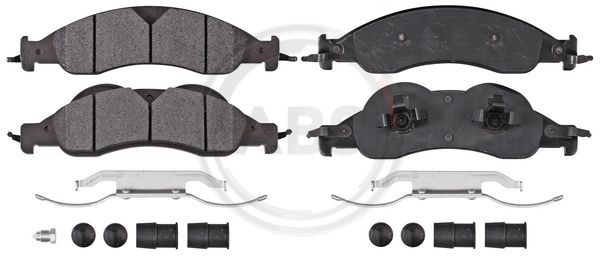 Set placute frana,frana disc punte fata (38463 ABS) FORD USA,LINCOLN