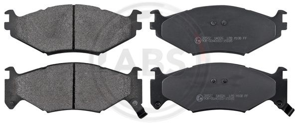 Set placute frana,frana disc punte fata (38522 ABS) CHRYSLER,DODGE