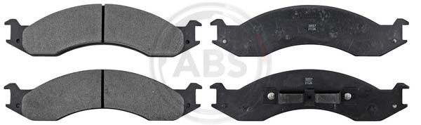 Set placute frana,frana disc punte fata (38557 ABS) FORD USA