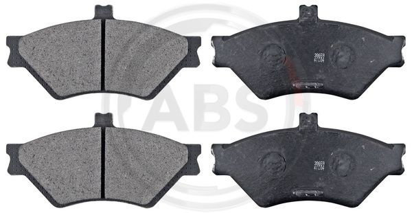Set placute frana,frana disc punte fata (38659 ABS) LINCOLN