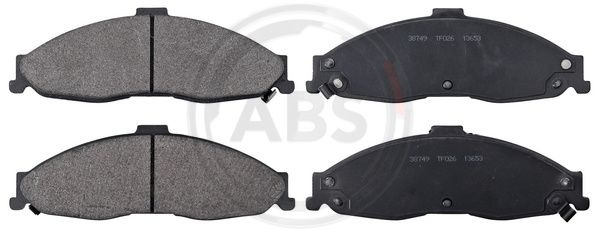 Set placute frana,frana disc punte fata (38749 ABS) CHEVROLET