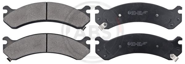 Set placute frana,frana disc punte fata (38784 ABS) CHEVROLET,HUMMER