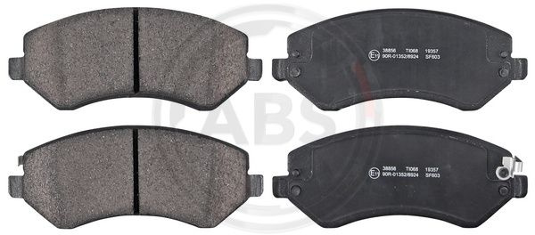 Set placute frana,frana disc punte fata (38856 ABS) CHRYSLER,JEEP
