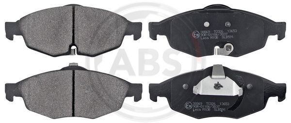 Set placute frana,frana disc punte fata (38869 ABS) CHRYSLER