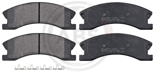 Set placute frana,frana disc punte fata (38945 ABS) JEEP