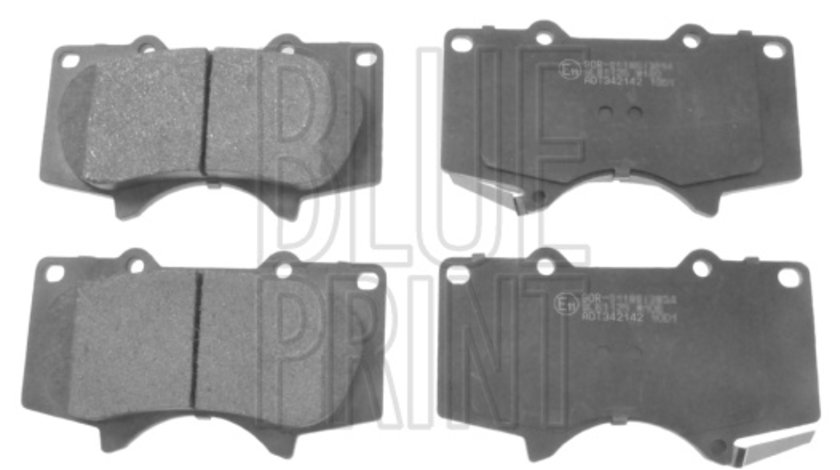 Set placute frana,frana disc punte fata (ADT342142 BLP) LEXUS,MITSUBISHI,TOYOTA,TOYOTA (FAW)