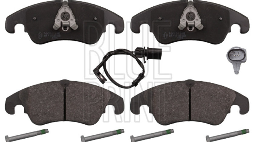 Set placute frana,frana disc punte fata (ADV184212 BLUE PRINT) AUDI