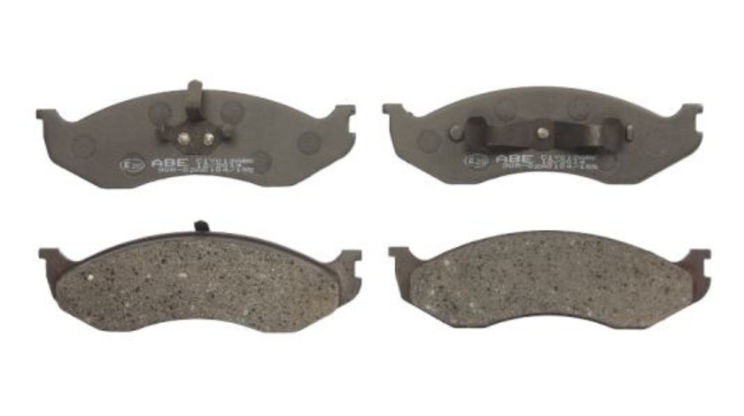 Set placute frana,frana disc punte fata (C1Y012ABE ABE) JEEP,KIA