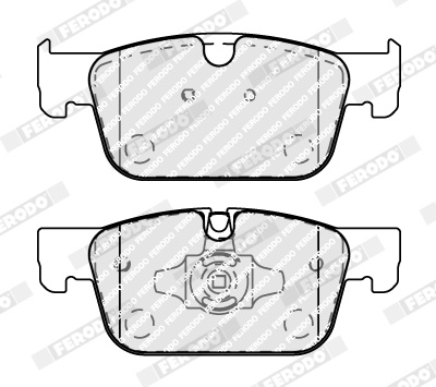 Set placute frana,frana disc punte fata (FDB4994 FERODO) VOLVO