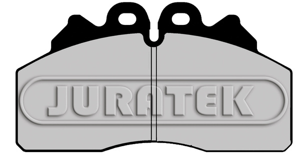 Set placute frana,frana disc punte fata (JCP024 JURATEK) IRISBUS,IVECO