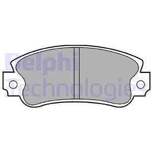 Set placute frana,frana disc punte fata (LP0509 DELPHI) FIAT,SEAT