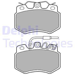 Set placute frana,frana disc punte fata (LP0536 DELPHI) PEUGEOT