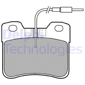 Set placute frana,frana disc punte fata (LP0563 DELPHI) Citroen,PEUGEOT