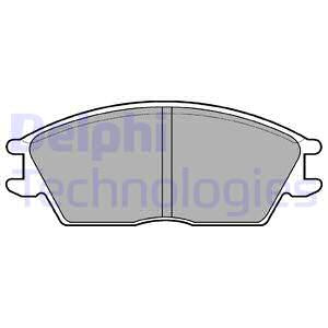 Set placute frana,frana disc punte fata (LP0593 DELPHI) HYUNDAI