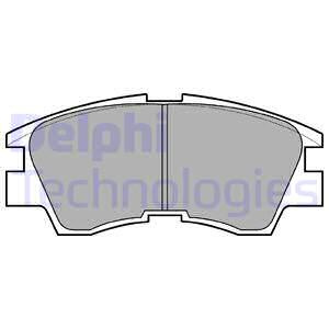 Set placute frana,frana disc punte fata (LP0633 DELPHI) MITSUBISHI,SOUEAST