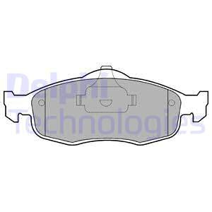 Set placute frana,frana disc punte fata (LP0782 DELPHI) FORD,HONDA
