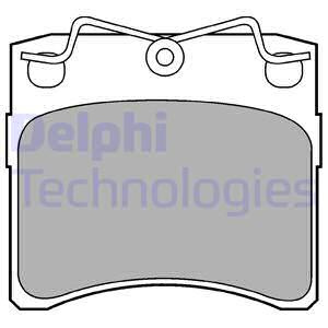 Set placute frana,frana disc punte fata (LP0785 DELPHI) MERCEDES-BENZ,VW