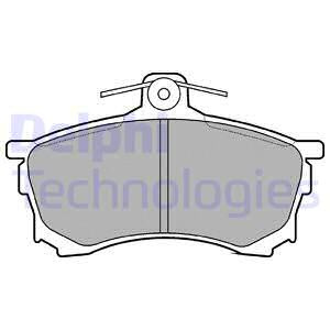 Set placute frana,frana disc punte fata (LP0992 DELPHI) MITSUBISHI