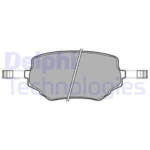 Set placute frana,frana disc punte fata (LP1015 DELPHI) SUZUKI