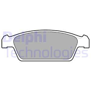 Set placute frana,frana disc punte fata (LP1100 DELPHI) DAEWOO,SUZUKI