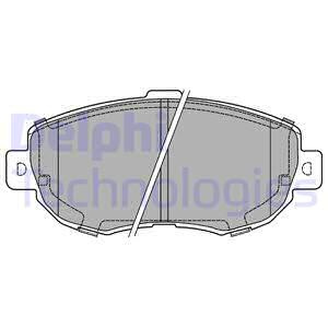 Set placute frana,frana disc punte fata (LP1140 DELPHI) LEXUS,TOYOTA