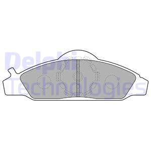 Set placute frana,frana disc punte fata (LP1145 DELPHI) DAEWOO,SSANGYONG