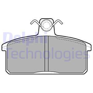Set placute frana,frana disc punte fata (LP1201 DELPHI) SUZUKI