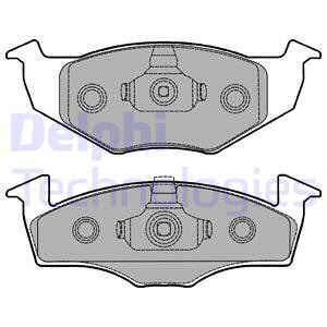 Set placute frana,frana disc punte fata (LP1249 DELPHI) SEAT,VW