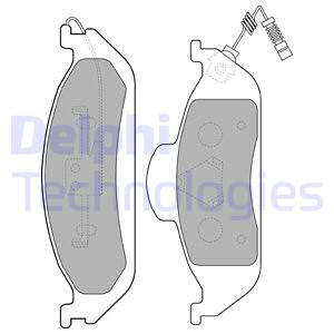 Set placute frana,frana disc punte fata (LP1299 DELPHI) MERCEDES-BENZ