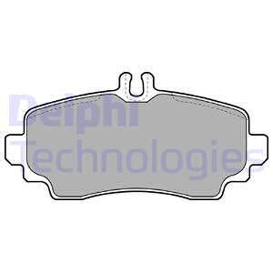 Set placute frana,frana disc punte fata (LP1401 DELPHI) MERCEDES-BENZ
