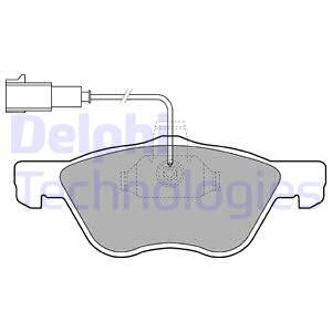 Set placute frana,frana disc punte fata (LP1408 DELPHI) ALFA ROMEO,LANCIA