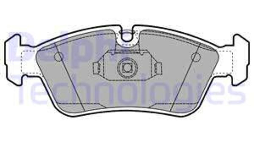 Set placute frana,frana disc punte fata (LP1421 DELPHI) BMW,BMW (BRILLIANCE)