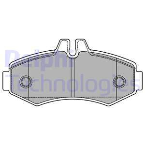 Set placute frana,frana disc punte fata (LP1425 DELPHI) MERCEDES-BENZ