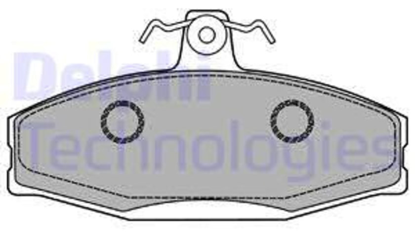 Set placute frana,frana disc punte fata (LP1429 DELPHI) SKODA,VW