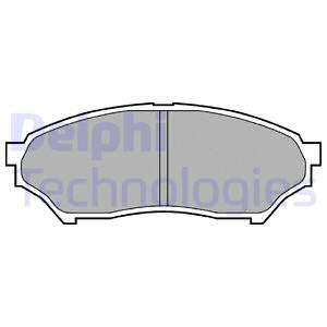 Set placute frana,frana disc punte fata (LP1448 DELPHI) MITSUBISHI