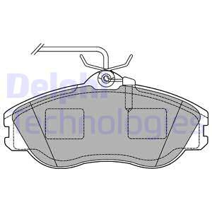 Set placute frana,frana disc punte fata (LP1454 DLP) AUDI