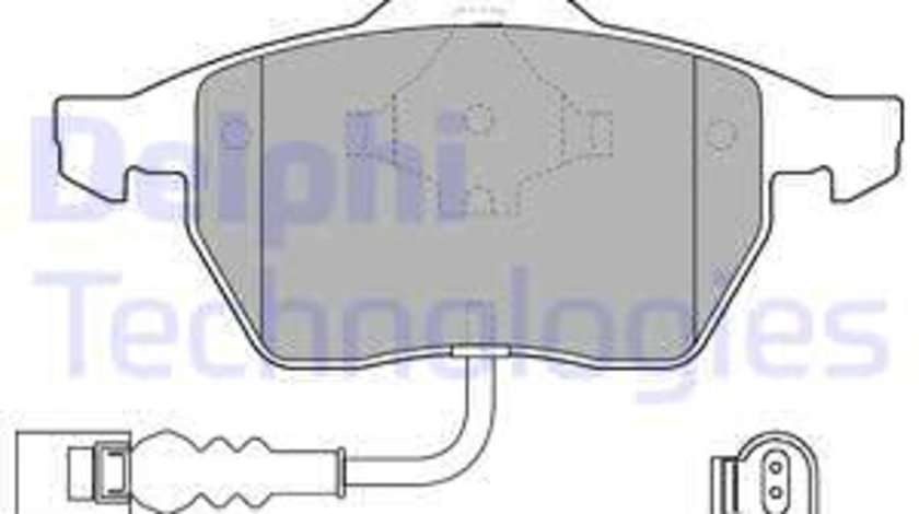 Set placute frana,frana disc punte fata (LP1525 DELPHI) AUDI,SEAT,SKODA,VW,VW (FAW)