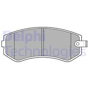 Set placute frana,frana disc punte fata (LP1544 DELPHI) NISSAN