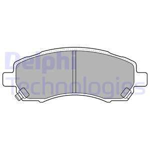 Set placute frana,frana disc punte fata (LP1545 DELPHI) SUBARU