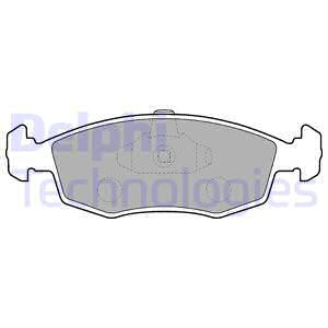 Set placute frana,frana disc punte fata (LP1549 DELPHI) FIAT