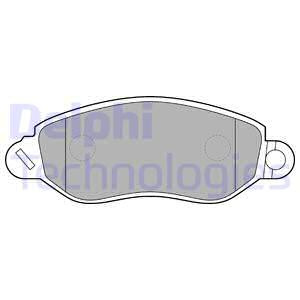 Set placute frana,frana disc punte fata (LP1583 DELPHI) FORD