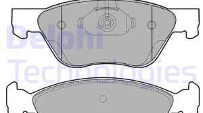 Set placute frana,frana disc punte fata (LP1587 DELPHI) ALFA ROMEO,FIAT,LANCIA