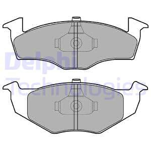 Set placute frana,frana disc punte fata (LP1591 DELPHI) SEAT,VW