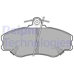 Set placute frana,frana disc punte fata (LP1599 DELPHI) HYUNDAI